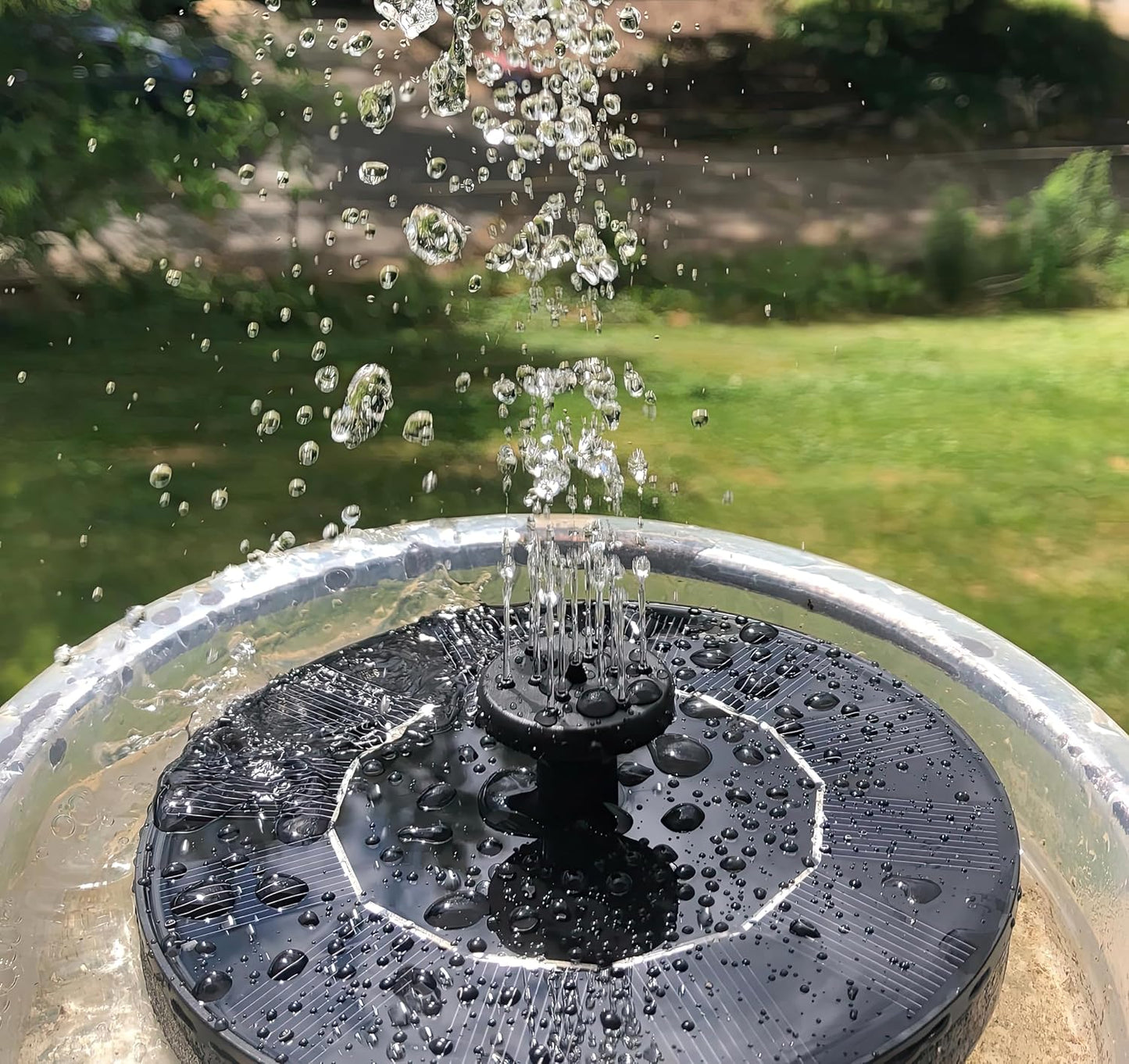 Solar Bird Bath Fountain – 1.3W Solar Water Pump for Garden, Pond, Pool & Fish Tank