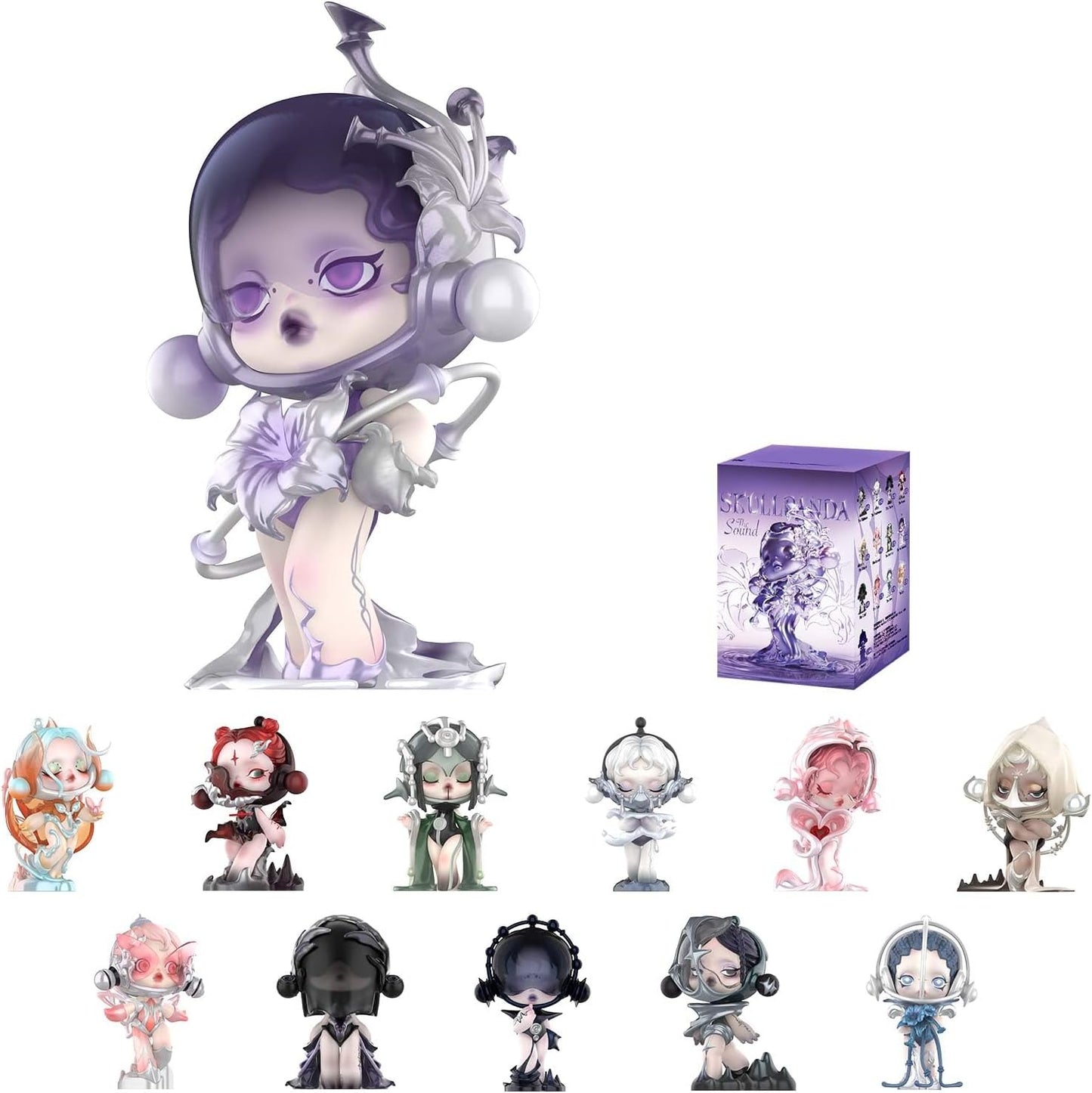 POP MART SKULLPANDA The Sound Series Blind Box – Mystery Collectible Art Toy Figures